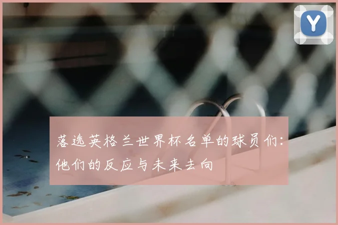落选英格兰世界杯名单的球员们：他们的反应与未来去向